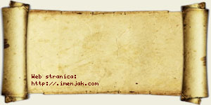 Tamara Pljakić vizit kartica